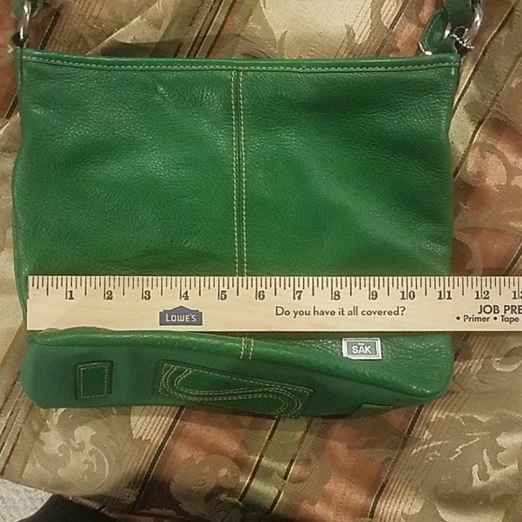 The Sak green leather shoulder bag - Picture 5 of 6